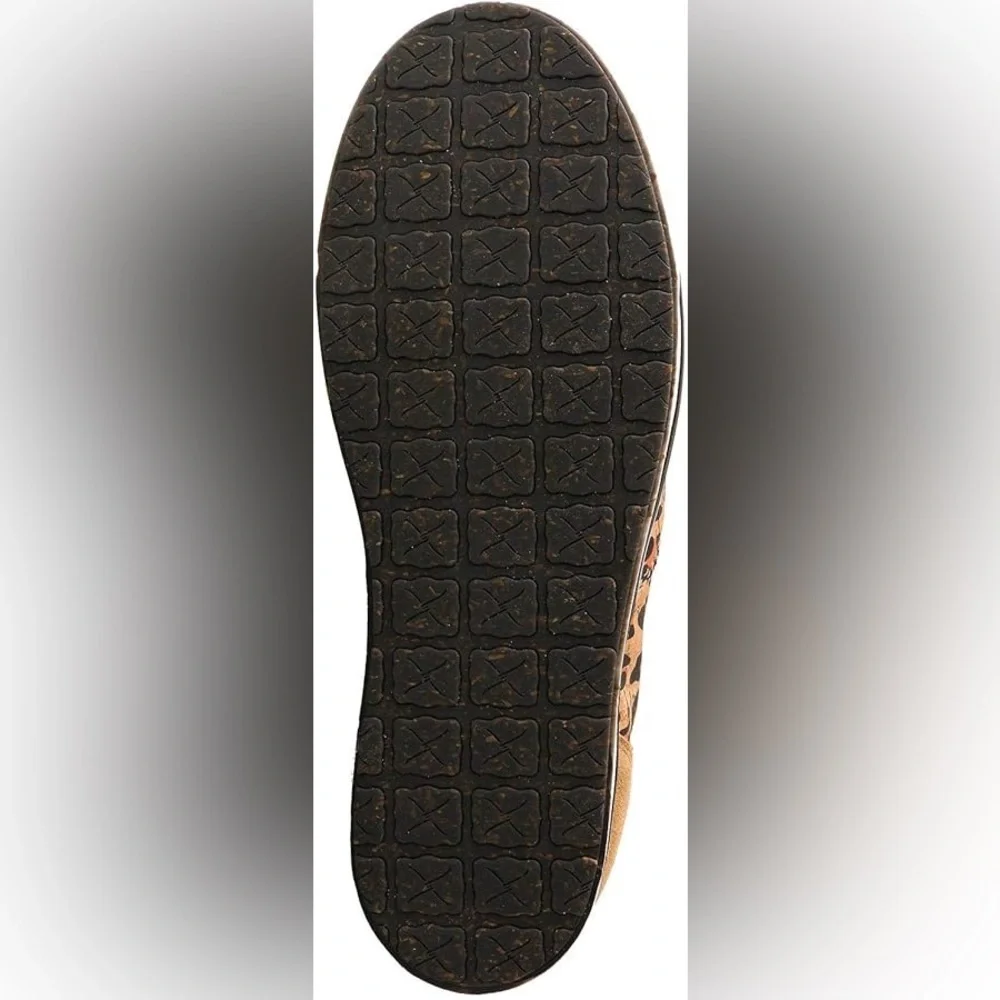 TWISTED X GIRLS' LEOPARD PRINT CASUAL SHOES - MOC TOE
